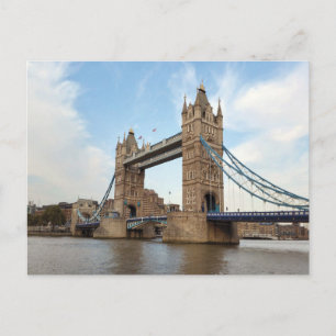 Tower Bridge London England Holiday Postcard