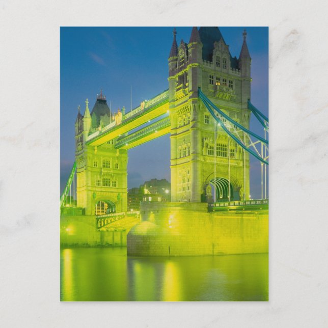 Tower Bridge, London, England Postcard (Front)