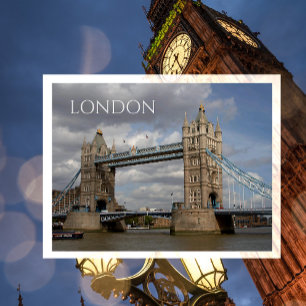 Tower Bridge, London, England Postcard