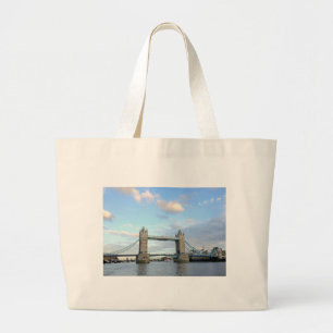 Tower Bridge-London Large Tote Bag