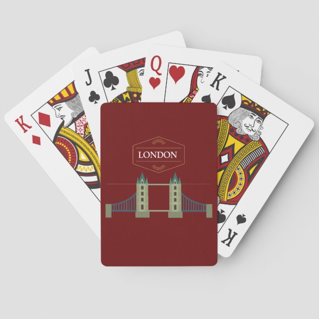 Tower Bridge London Playing Cards (Back)