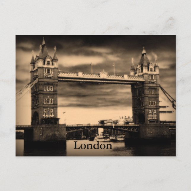 Tower Bridge, London Postcard (Front)