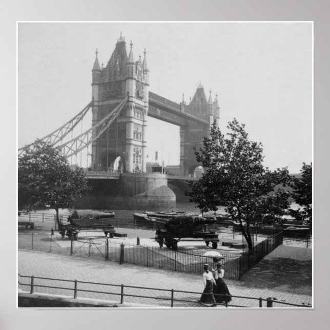 Tower Bridge London, River Thames, England Poster (Front)