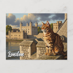 Tower Bridge London United Kingdom Travel Postcard