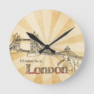 Tower Bridge London Wall Clock