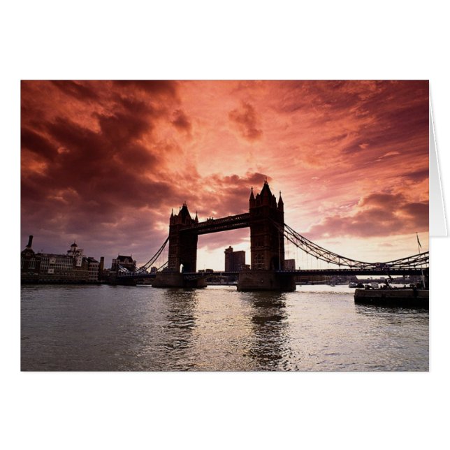Tower Bridge Red Sky (Front Horizontal)