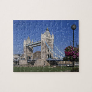 Tower Bridge, River Thames, London, England Jigsaw Puzzle