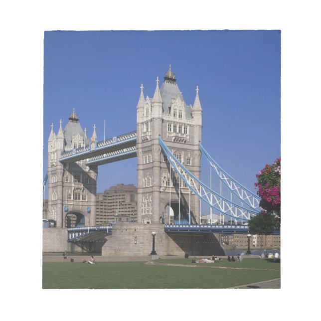 Tower Bridge, River Thames, London, England Notepad (Front)