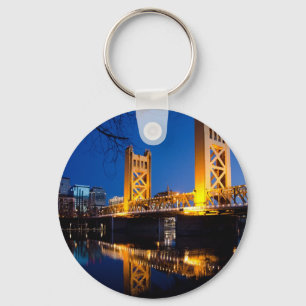 Tower Bridge - Sacramento, CA Key Ring