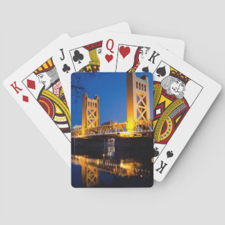 Tower Bridge - Sacramento, CA Playing Cards