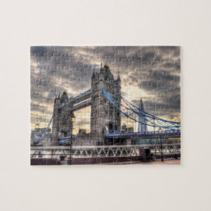 Tower Bridge & The Shard, London, England Jigsaw Puzzle
