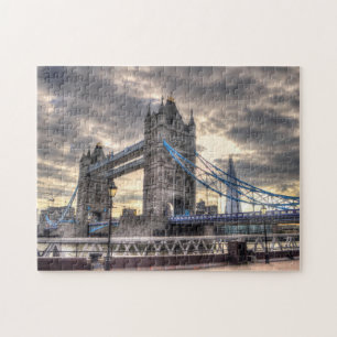 Tower Bridge & The Shard, London, England Jigsaw Puzzle