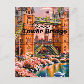 Tower Bridge Travel Print Wall Art Tower Bridge Wa Postcard