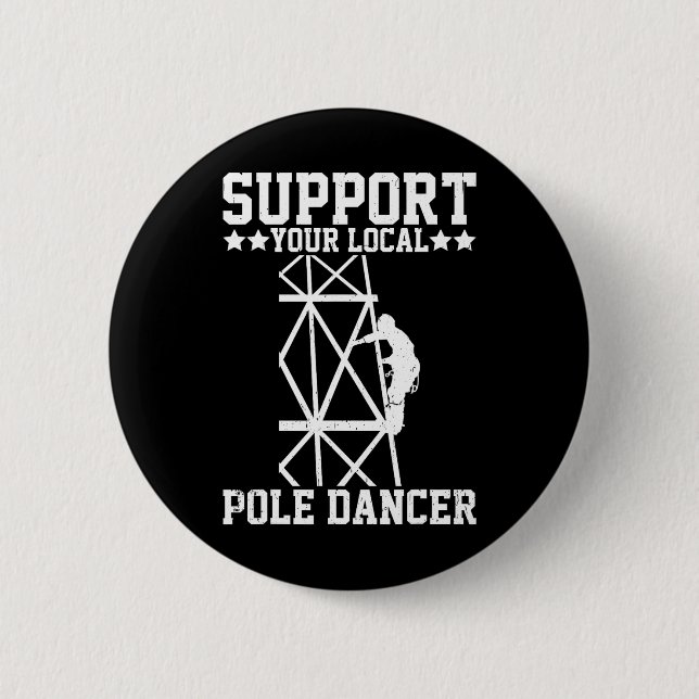 Tower Climber _4  6 Cm Round Badge (Front)