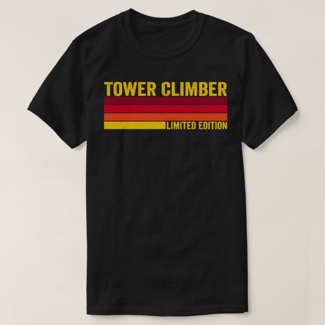 Tower Climber T-Shirt (Design Front)