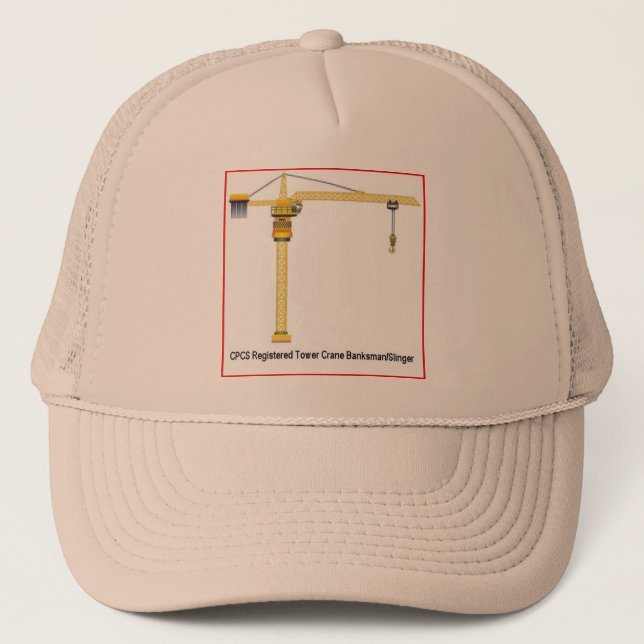 Tower Crane Banksman Hat (Front)