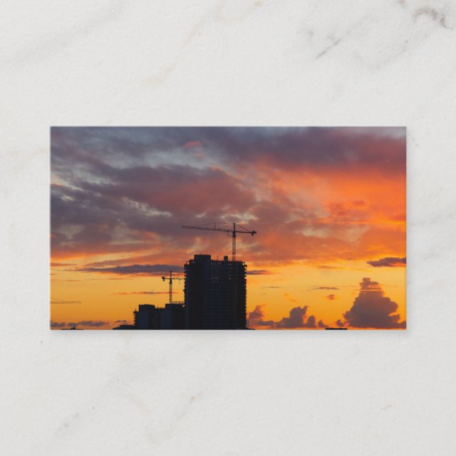 Tower crane business card (Front)