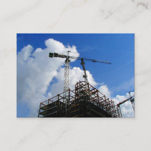 Tower Cranes, Mini Photo Business Card