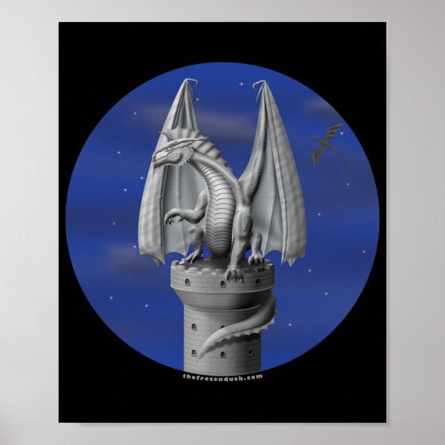 Tower Guardian - Silver Dragon Poster (Front)