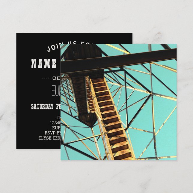 tower in eureka springs invitation (Front/Back)