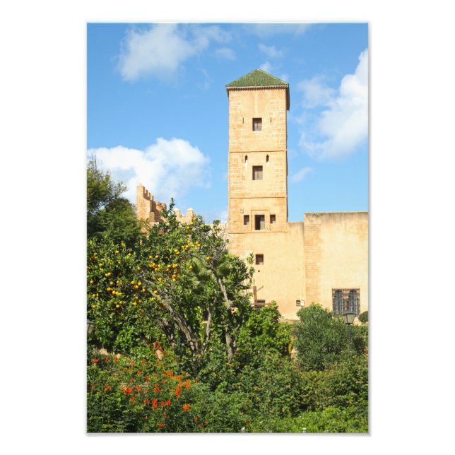 Tower in Rabat, Morocco Photo Print (Front)