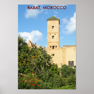Tower in Rabat, Morocco Poster
