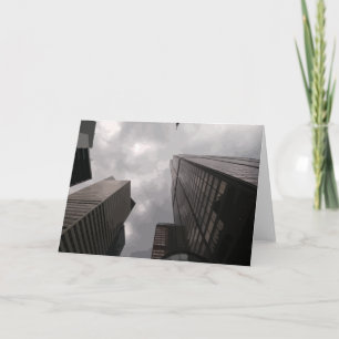 Tower in the city. card