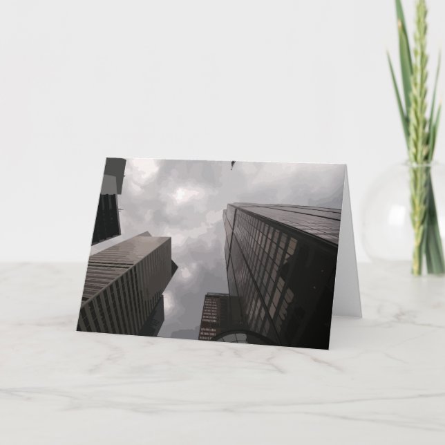 Tower in the city. card (Front)