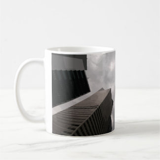 Tower in the city. coffee mug