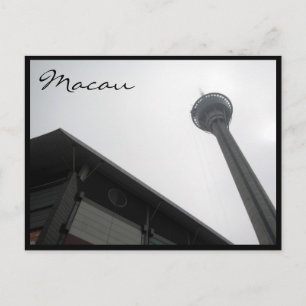 tower macau angles postcard