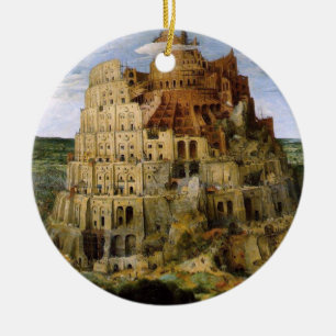 Tower of Babel - 1563 Ceramic Tree Decoration