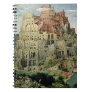 Tower of Babel, 1563 (oil on panel) Notebook