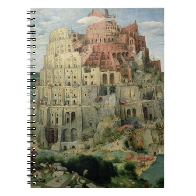 Tower of Babel, 1563 (oil on panel) Notebook (Front)