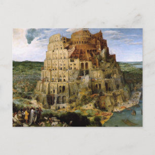 Tower of Babel - 1563 Postcard