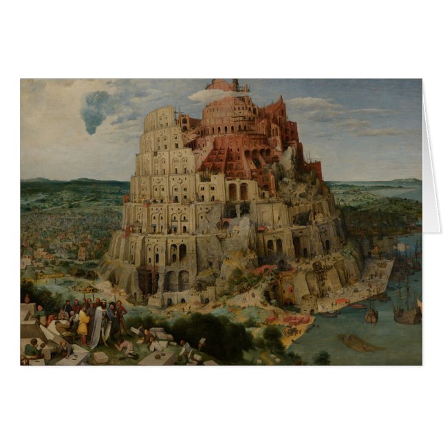 Tower of Babel by Peter Bruegel the Elder (Front Horizontal)
