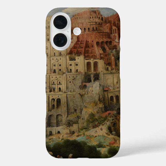 Tower of Babel by Peter Bruegel the Elder Case-Mate iPhone Case (Back)