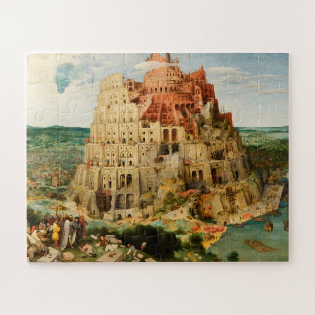 Tower of Babel by Peter Bruegel the Elder Jigsaw Puzzle (Horizontal)
