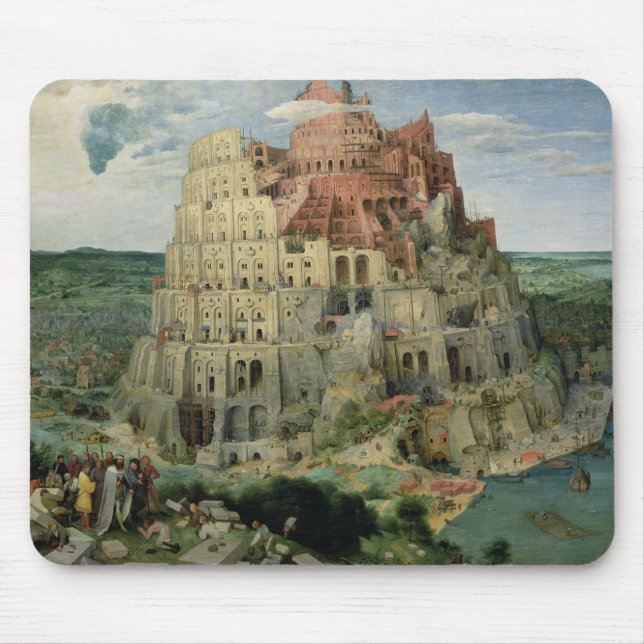 Tower of Babel Mouse Pad (Front)