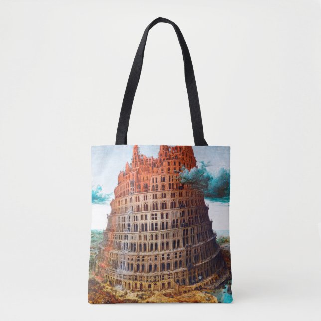 Tower of Babel, Pieter Bruegel the Elder Tote Bag (Front)