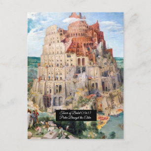 Tower of Babel Postcard