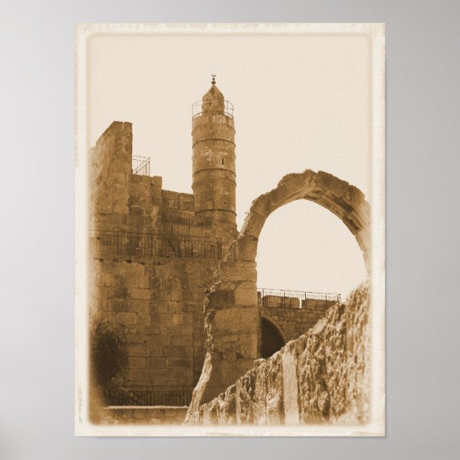 Tower of David - Jerusalem Poster (Front)