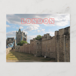 Tower of London and Tower Bridge postcard