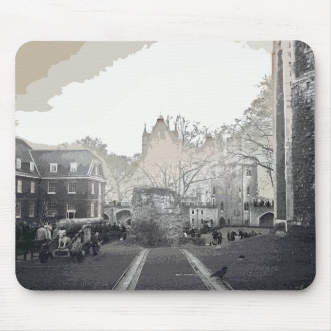 Tower of London By Alexandra Cook aka Linandara Mouse Pad (Front)