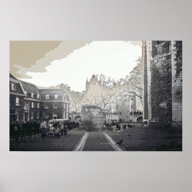 Tower of London By Alexandra Cook aka Linandara Poster (Front)