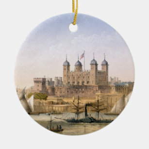 Tower of London, c.1862 (colour litho) Ceramic Ornament