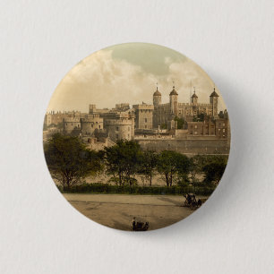 Tower of London, London, England 6 Cm Round Badge