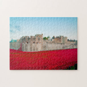 Tower of London November Poppies Jigsaw Puzzle