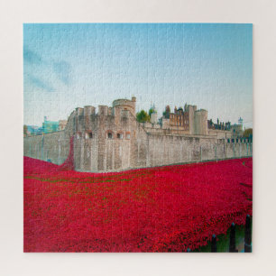 Tower of London November Poppies Jigsaw Puzzle