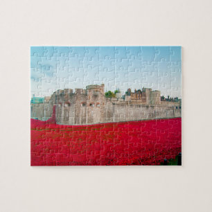 Tower of London November Poppies Jigsaw Puzzle
