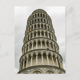 Tower of Pisa  Bridal Shower Game Postcard